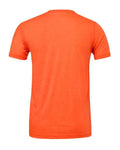 Bella+Canvas 3001 Unisex Jersey Short Sleeve Tee - Orange - back
