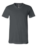 Bella + Canvas 3005 Jersey V-Neck Tee - Asphalt - front