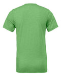 Bella+Canvas 3413 Unisex Triblend Short Sleeve Tee - Green Triblend - back
