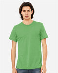Bella+Canvas 3413 Unisex Triblend Short Sleeve Tee - Green Triblend - model front