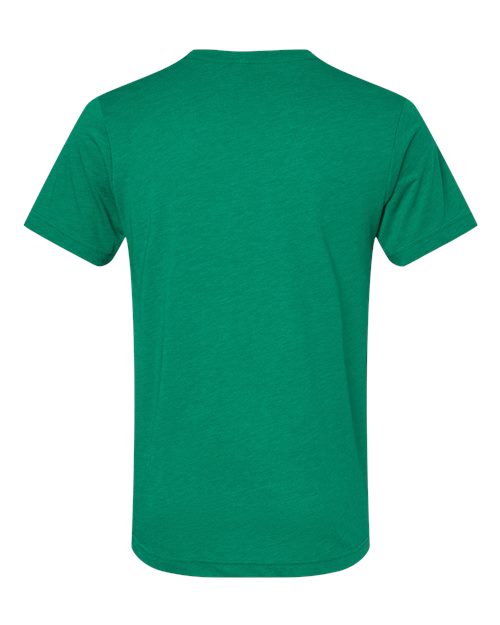 Bella+Canvas 3413 Unisex Triblend Short Sleeve Tee - Kelly Triblend - back