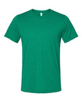 Bella+Canvas 3413 Unisex Triblend Short Sleeve Tee - Kelly Triblend - flat front