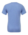 Bella+Canvas 3413 Unisex Triblend Short Sleeve Tee - Blue Triblend - back