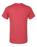 Bella+Canvas 3413 Unisex Triblend Short Sleeve Tee - Red Triblend - back