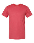 Bella+Canvas 3413 Unisex Triblend Short Sleeve Tee - Red Triblend - front