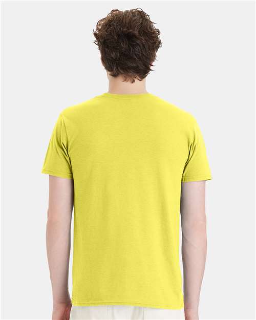 Hanes 4980 Perfect-T T-Shirt - Yellow - model back
