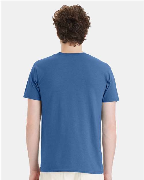 Hanes 4980 Perfect-T T-Shirt - Denim Blue - model back