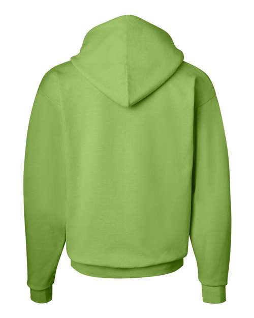 Hanes P170 EcoSmart Hooded Sweatshirt - Lime - back