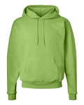 Hanes P170 EcoSmart Hooded Sweatshirt - Lime - flat front