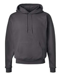 Hanes P170 EcoSmart Hooded Sweatshirt - Smoke Grey - flat front