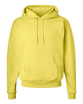 Hanes P170 EcoSmart Hooded Sweatshirt - Yellow - flat front