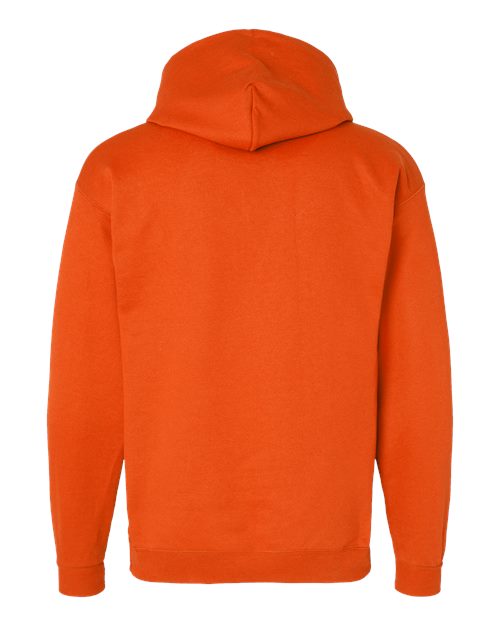 Hanes P170 EcoSmart Hooded Sweatshirt - Orange - back