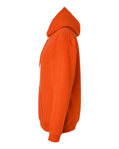 Hanes P170 EcoSmart Hooded Sweatshirt - Orange - side