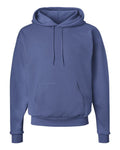 Hanes P170 EcoSmart Hooded Sweatshirt - Denim Blue - flat front