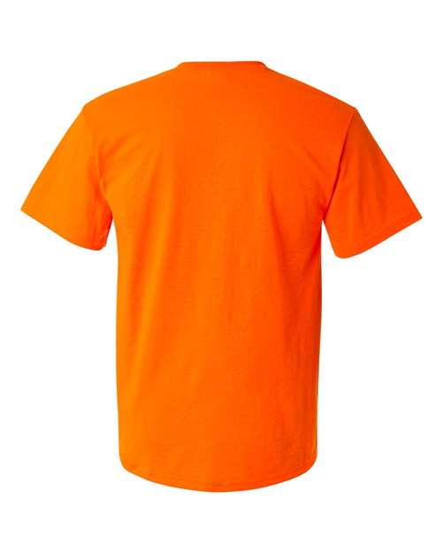 Jerzees 29MPR Unisex Dri-Power 50/50 Pocket T-Shirt - Safety Orange - back