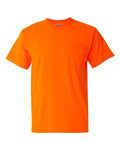 Jerzees 29MPR Unisex Dri-Power 50/50 Pocket T-Shirt - Safety Orange - front