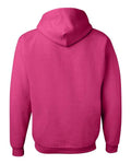Jerzees 996MR Unisex NuBlend Hooded Sweatshirt - Cyber Pink - back