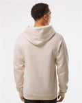 Jerzees 996MR Unisex NuBlend Hooded Sweatshirt - Sandstone - model back