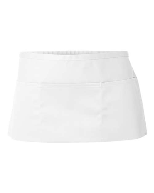 Liberty Bags 5501 Waist Apron - White - front