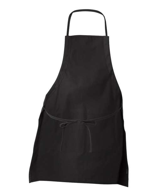 Liberty Bags 5502 Two-Pocket Butcher Apron - Black - back
