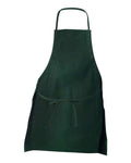 Liberty Bags 5502 Two-Pocket Butcher Apron - Forest - back