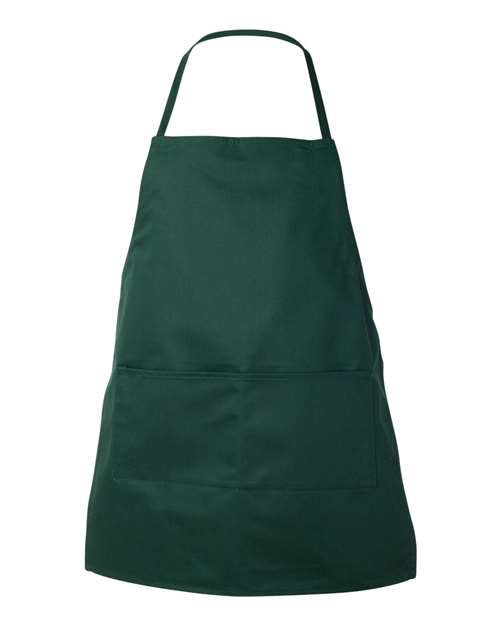 Liberty Bags 5502 Two-Pocket Butcher Apron - Forest - front