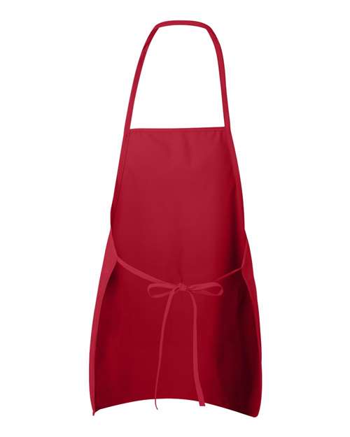 Liberty Bags 5505 Long Butcher Block Apron - Red - back