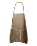 Liberty Bags 5505 Long Butcher Block Apron - Tan - back