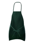 Liberty Bags 5505 Long Butcher Block Apron - Forest - back