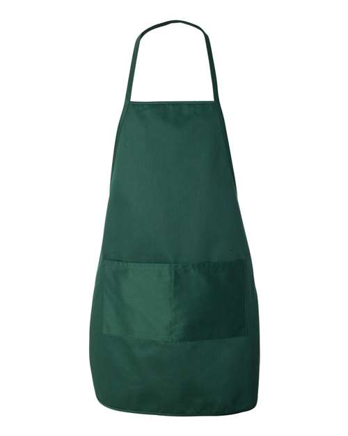 Liberty Bags 5505 Long Butcher Block Apron - Forest - front