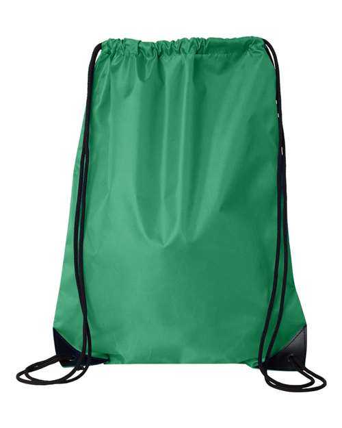 Liberty Bags 8886 Value Drawstring Bag - Kelly - front