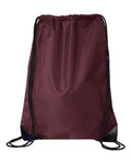 Liberty Bags 8886 Value Drawstring Bag - Maroon - front