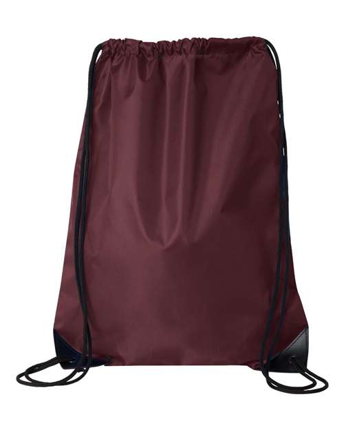 Liberty Bags 8886 Value Drawstring Bag - Maroon - front