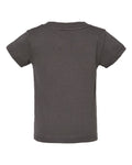 Rabbit Skins 3401 Infant Cotton Jersey Tee - Charcoal - back