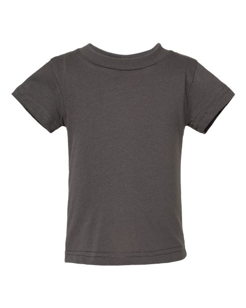 Rabbit Skins 3401 Infant Cotton Jersey Tee - Charcoal - front
