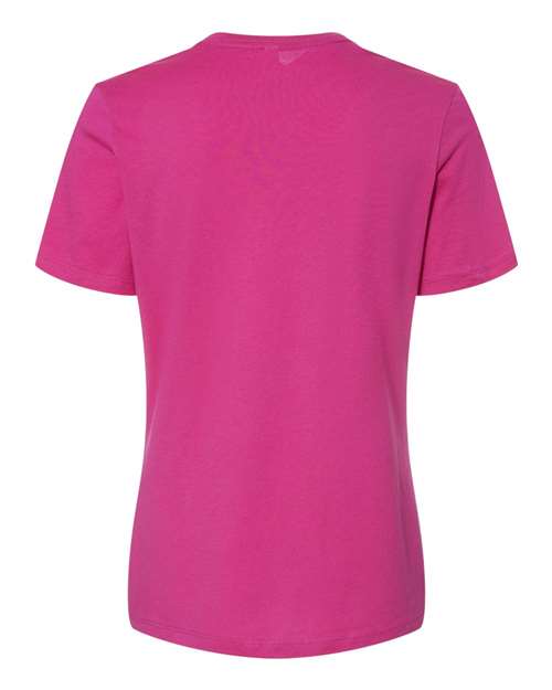 BELLA + CANVAS 6400 Women’s Relaxed Jersey Tee - Berry - back