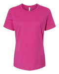 BELLA + CANVAS 6400 Women’s Relaxed Jersey Tee - Berry - front