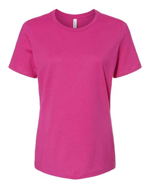 BELLA + CANVAS 6400 Women’s Relaxed Jersey Tee - Berry - front