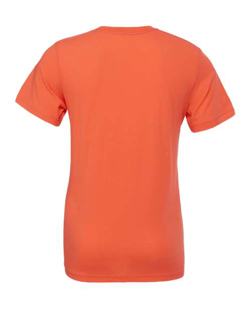 Bella+Canvas 3001 Unisex Jersey Short Sleeve Tee - Coral - back