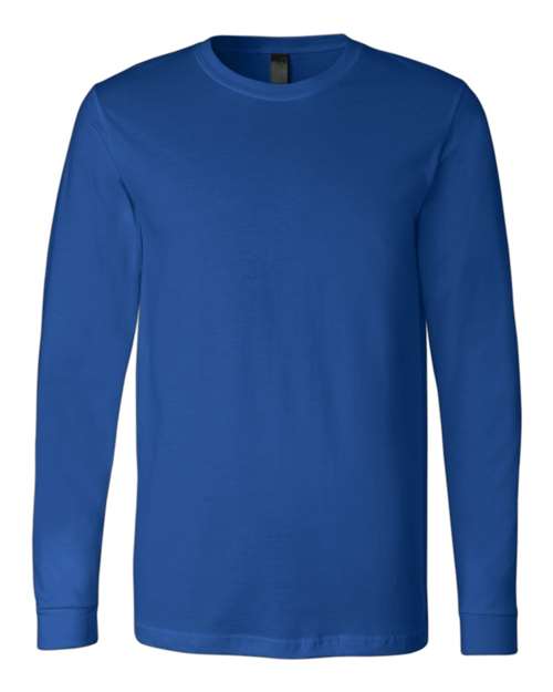 Bella+Canvas 3501 Unisex Jersey Long Sleeve Tee - True Royal - front