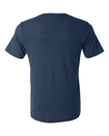 Bella + Canvas 3415 Triblend V-Neck Tee - Navy Triblend - back