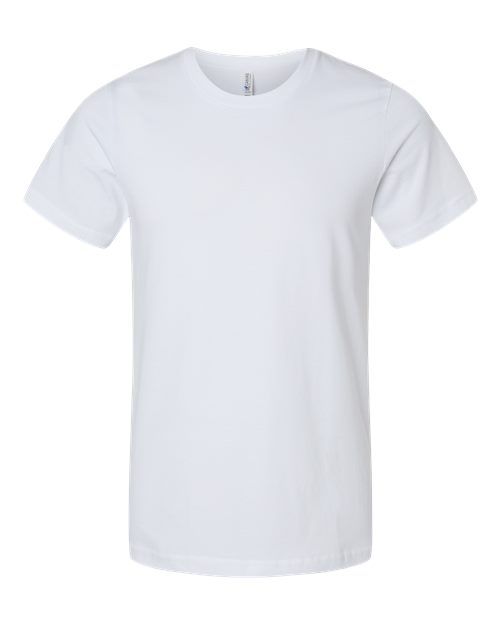 BELLA + CANVAS 3001U Unisex USA-Made Jersey Tee - White - front