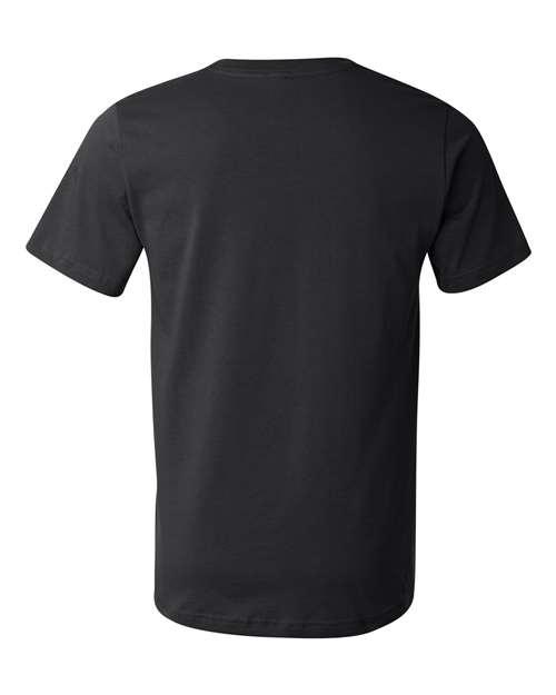 BELLA + CANVAS 3001U Unisex USA-Made Jersey Tee - Black - back