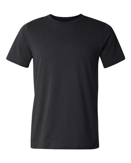 BELLA + CANVAS 3001U Unisex USA-Made Jersey Tee - Black - front