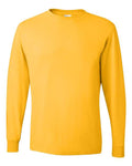 Jerzees 29LSR Unisex Dri-Power Long Sleeve 50/50 T-Shirt - Island Yellow - front