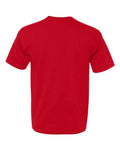 Bayside 5040 Unisex USA-Made Midweight T-Shirt - Red - back