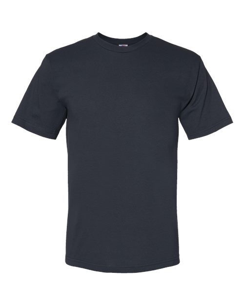Bayside 5040 Unisex USA-Made Midweight T-Shirt - Navy - front