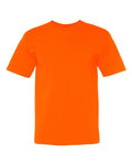 Bayside 5040 Unisex USA-Made Midweight T-Shirt - Bright Orange - front