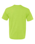 Bayside 5040 Unisex USA-Made Midweight T-Shirt - Lime Green - back