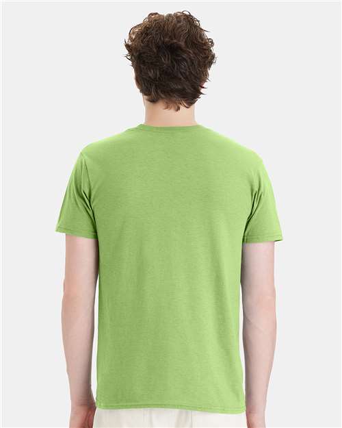 Hanes 4980 Perfect-T T-Shirt - Lime - model back